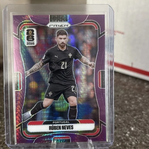 2026 Panini Prizm FIFA World Cup - Ruben Neves #378 - Purple Prizm /299 Portugal