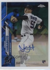 2020 Topps Chrome Update Sapphire Edition Auto Jordan Yamamoto #RA-JY Auto 03ox