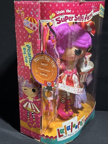 muñeca lalaloopsy tamaño completo bonus mini muñeca edición limitada cacahuete Big Top - Imagen 10 de 17