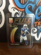 2023 Panini Donruss Elite - Full Throttle Parris Campbell #FT-PC Orange /99
