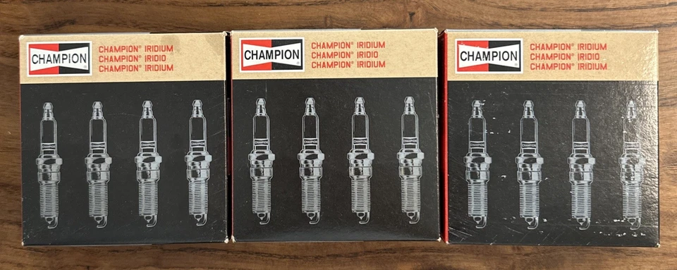 Paquete de 12 bujías Champion Iridium 9403 para Dodge Ram 1500 2003-2008 5,7 L V8 Foto 4 de 4