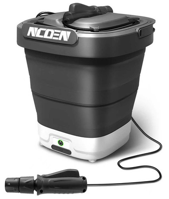 #ad #ad Portable Pressure Washer Cordless w 3.2Gal Tank 4 in 1 Nozzles 6.56FT Fold... $158.56