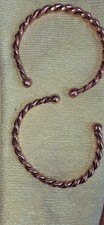 Men's 100 copper bracelet; hand made with 8mm copper bearings.