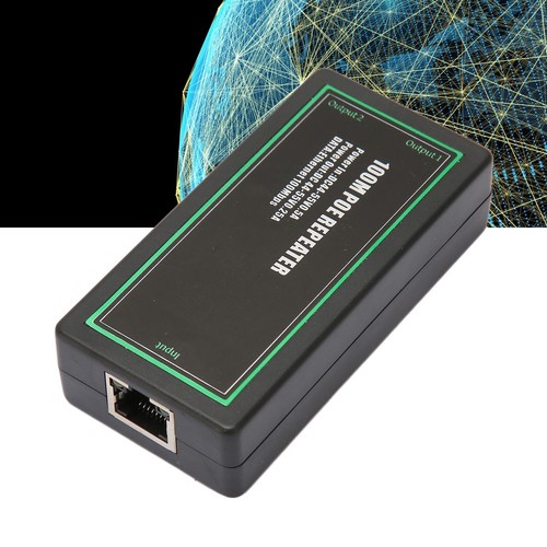 POE Extender Standard Gigabit Monitoring Signal Repeater Splitter For IP Came CB - Afbeelding 18 van 22