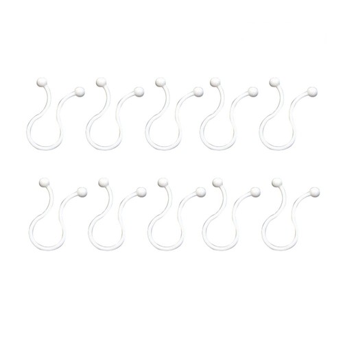 30 Stück Kabelclips Kabelmanagement Kabel Organizer Drop Draht Kabelhalter (weiß) - Bild 2 von 12