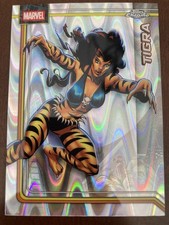 2026 Topps Chrome Marvel Comics RayWave Refractor #179 Tigra