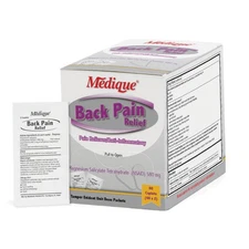 Back Pain Relief, 80 Tablets Per Box, Medique, 07480 | Outdoor Ready | Free Ship