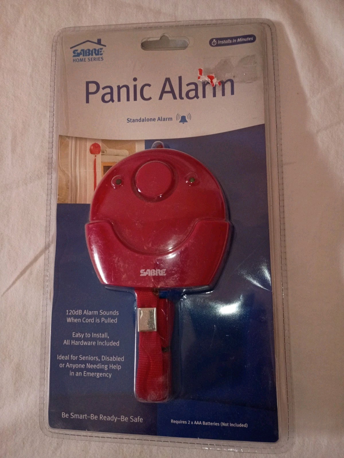 Sabre Home Series - Standalone Panic Alarm 120Db Installs In Minutes. Sealed