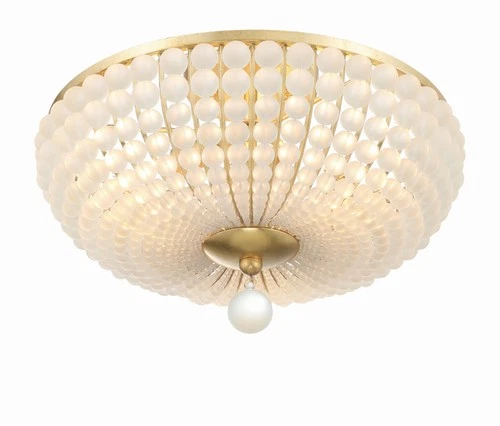 Crystorama Lighting Group BLA-10660 Bella 3 Light 16"W Flush - Gold - Picture 1 of 12