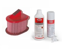 Sportluftfilter Luftfilter+Reiniger BMC FüR Kawasaki Z1000 ZRT00B Bj. 2007-2009