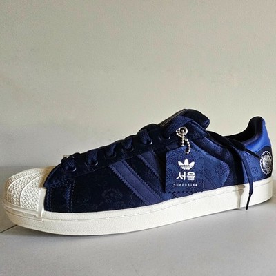 adidas gazelle silver green womens x Thug Club Superstar Vintage Sneakers