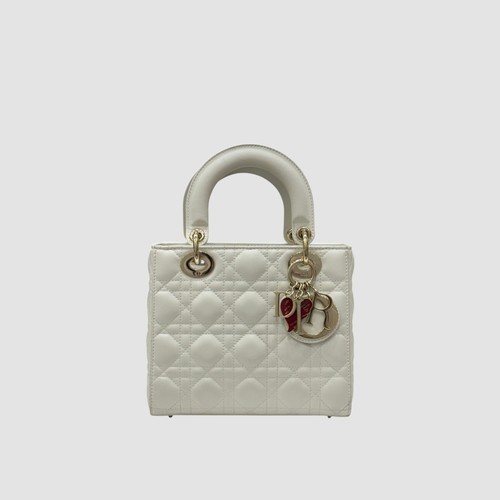 Dior Lady Small White Gold Accents M0531 156514538