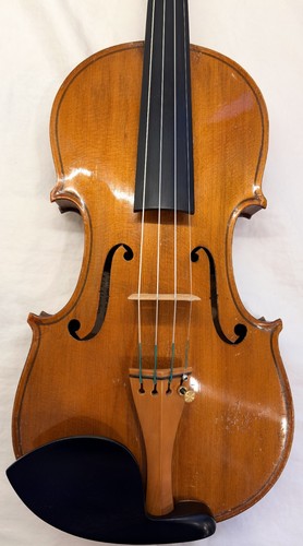Beautiful French Violin By Francois Barzoni Labeled as 1891 branded FB 4/4