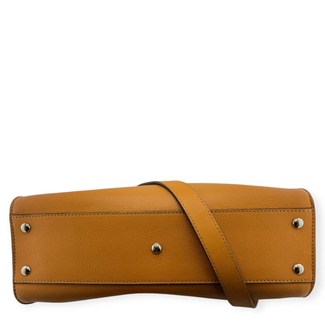 Fendi Peekaboo Leather Satchel in Ginger Latte - image 5