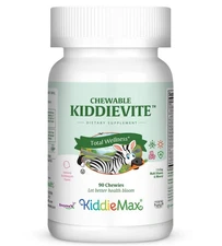 Maxi Health Chewable KiddieVite - One-a-Day Kids Multivitamin with 10 mg Iron,