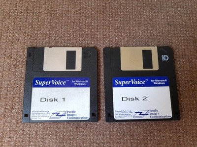 SuperVoice für Microsoft Windows 2 x Disketten 1995 - ungetestet