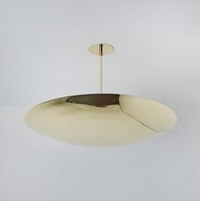 5 Lights Elegant Ceiling Flush Mount light Pendant Mid Century Modern Raw Brass