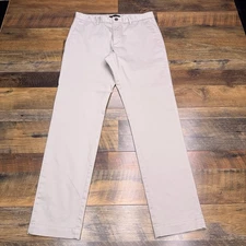Banana Republic Aiden Tech Pants Mens 31x32 Beige Slim Fit Stretch 