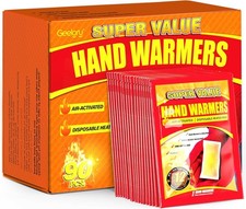 Super Value Hand Warmers Disposable 90 Pcs Long Lasting Up to 12 Hours of Heat