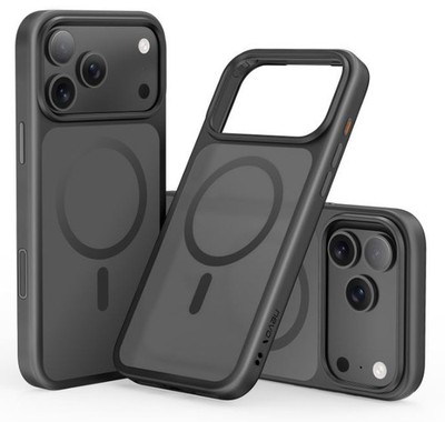 Nevox StyleShell InvisioiPhone 17 Pro kompatibel mit MagSafe schwarz