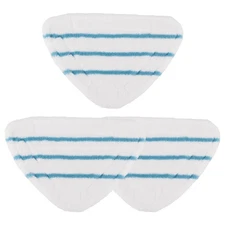 3Pcs Steam Mop Replacement Pads Triangle Washable Cloth Cleaning Floor2353