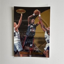 1997-98 Topps Bowman's Best Hakeem Olajuwon #58 Houston Rockets NBA Stat-Scan