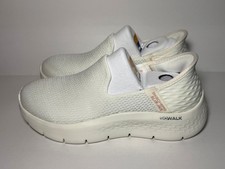 Skechers Hands Free Slip-ins Go Walk Flex Relish Women's Size 6 Off White NEW
