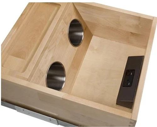 15"  Powered Vanity Drawer (PVGD15-SC) - Picture 2 of 5