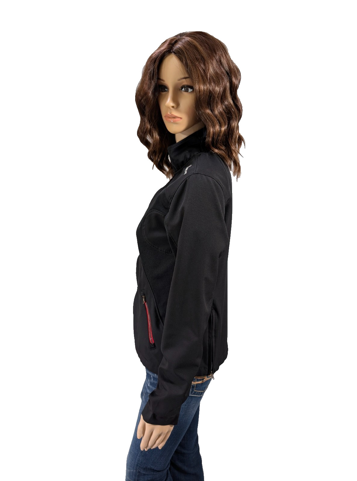 Ariat Full Zip Softshell Jacket Black Women's Siz… - image 13