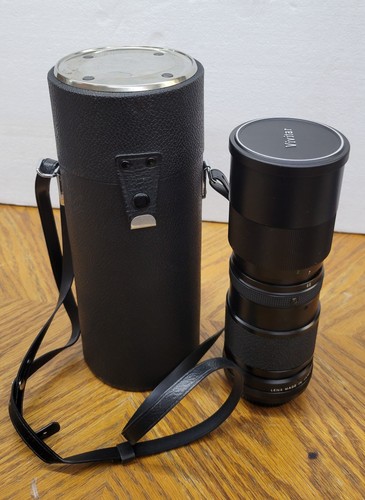 Vintage Vivitar 85-205mm f/3.8 Auto Zoom Lens With Protective Hard Case. (Japan)