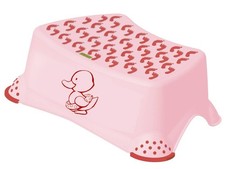 Stool Little Duck Pink Decorated 28x15x41 CM Okt