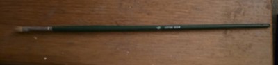 Green Paint brush, Marked 12716 USA, USA-Marked Green w/ 12716 Stamp