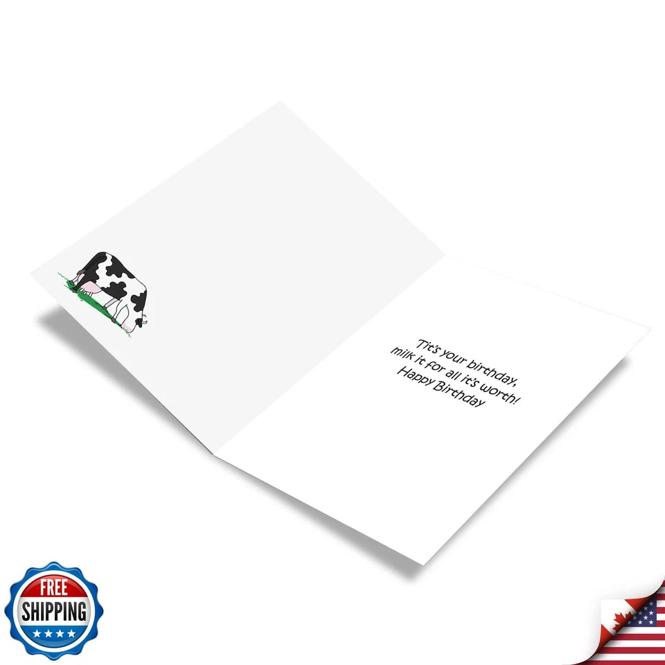 NobleWorks - 1 Funny Card for Happy Birthdays - Hilarious Cartoon Notecard wi - Image 3 of 4