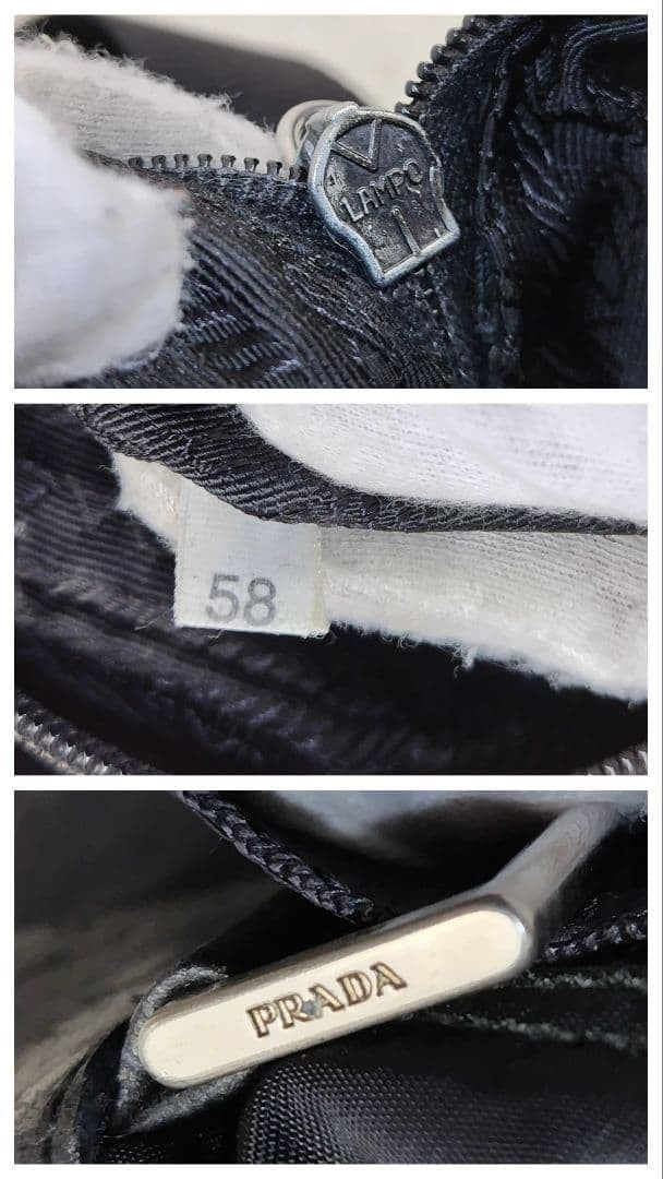 PRADA shoulder bag camera bag tessuto nylon black thumbnail 7