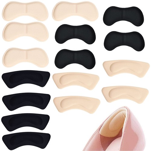 Cuscini Per Tallone Pad Heel Cuscinetti In Cotone Talloni 8 Paia Piedi Scarpe - Foto 7 di 12