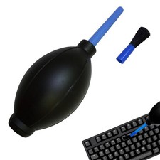 Blower Bulb Cleaner with Soft Brush Hand Squeeze Puffer Pump for Lens and Ele
