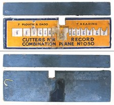 Orig. Cutter Holding Box for Record No. 050 Combination Plane Irons-mjdtoolparts