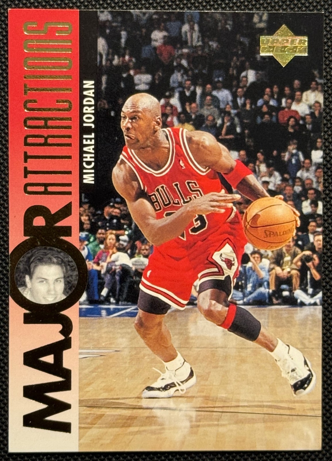 1995-96 Upper Deck Basketball Michael Jordan David Hanson #337 Chicago Bulls