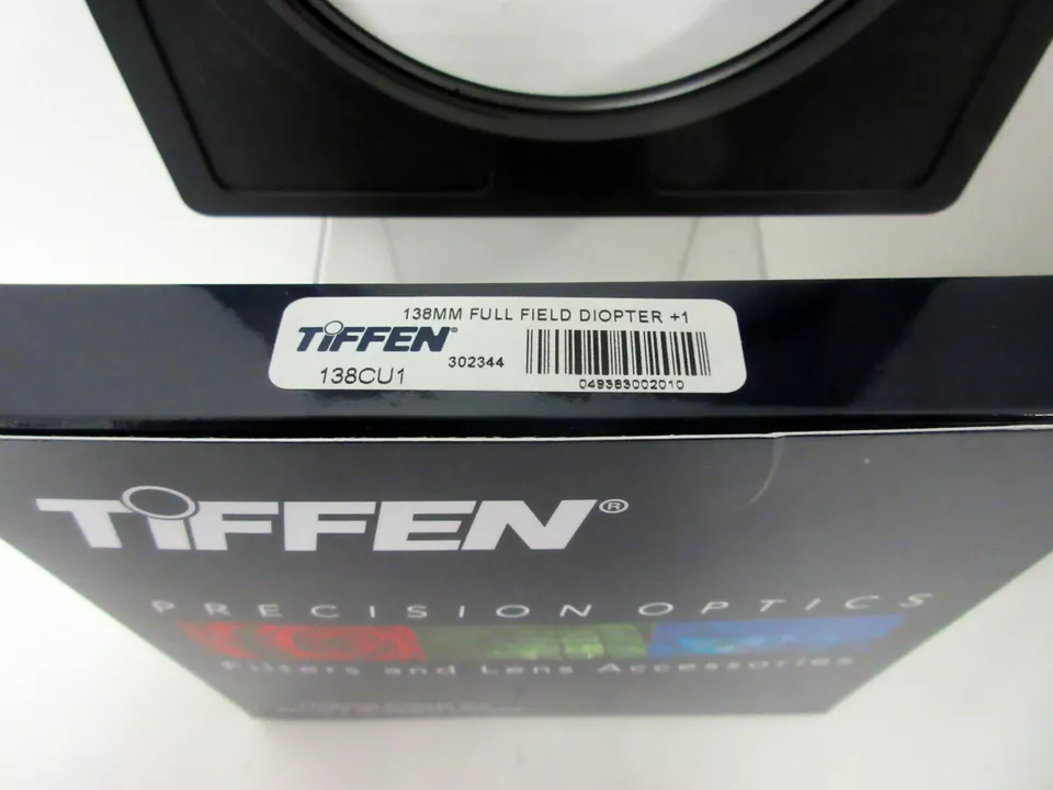 New 138mm Diopter Tray For Arri Style 6.6 X 6.6 Matte Box w/ Tiffen +1 Filter - Image 2 of 4