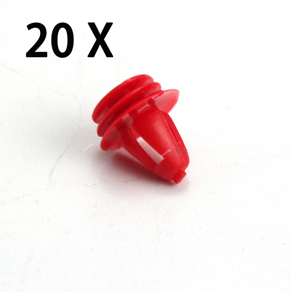 Set of 50 Replacement Red Nylon Door Panel Clips Fits Nissan 80999
