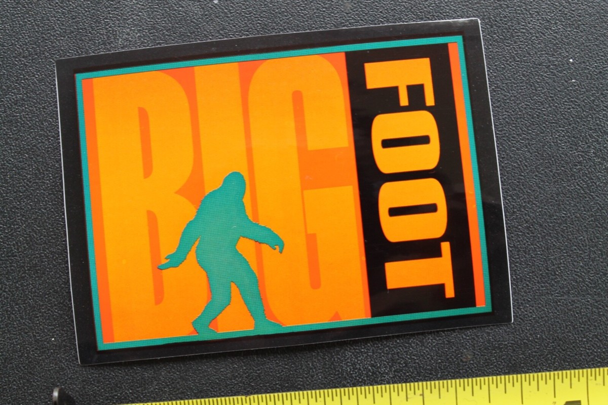 Bigfoot Big Foot Skateboards Clothing Orange Z63B Vintage