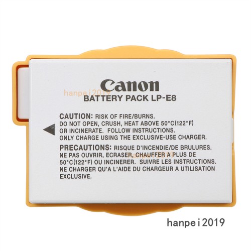 Genuine Original Canon LP-E8 LPE8 Battery for EOS 550D 700D X4 X5 T2i T3i LC-E8E