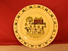 Metlox Poppytrail China Homestead Provincial Pattern Dinner Plate 10"