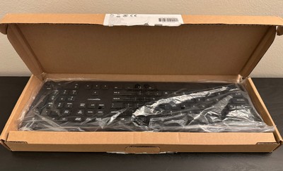 Amazon Basics USB Wired Computer Standard Keyboard Black (Tested)