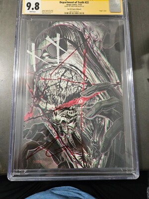 department of truth #22 cgc 9.8 signature series John Giang virgin variant