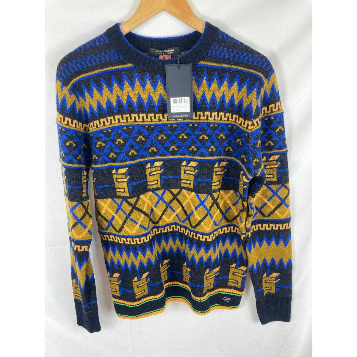 NWT Scotch and Soda Chunky Jaguar pullover size small eBay