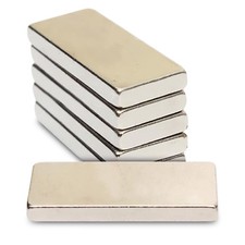 5pcs Strong 25mm x 8mm x 2mm Office Memo Pin Board Thin Neodymium Block Magnets