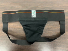 Vintage Style Cotton Athletic Supporter Jockstrap MEDIUM Black New FREE SHIP 