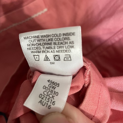 Hanna Andersson Hooded Jacket Girls 150 US Size 12 Pink Button & Zip Embroidered - Picture 9 of 9
