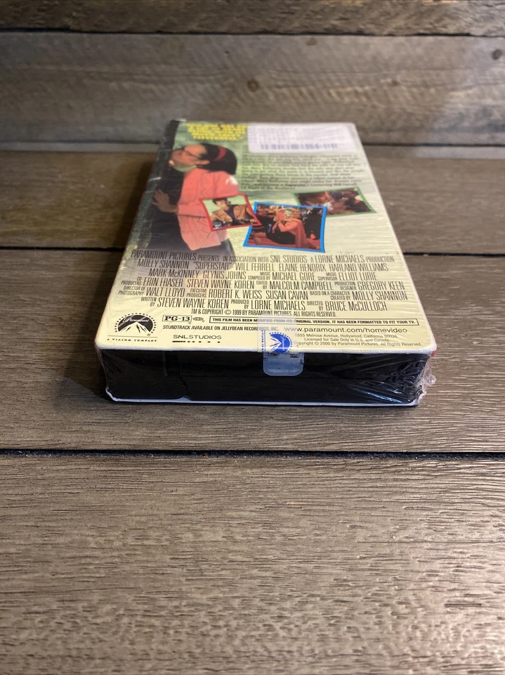 Superstar VHS Dare to Dream 2000 Molly Shannon Will Ferrell SNL New Sealed Foto 3 de 3